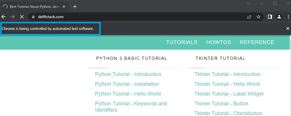 Use selenium para actualizar una página web en Python