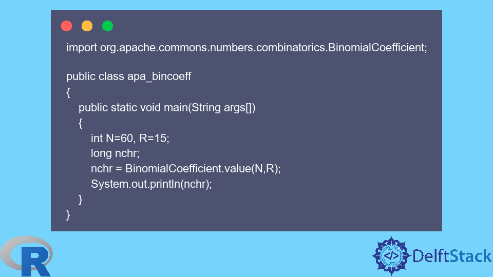 Compute Binomial Coefficients in Java