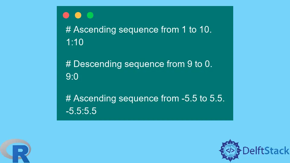 How to Generate a Regular Sequence of Numbers in R