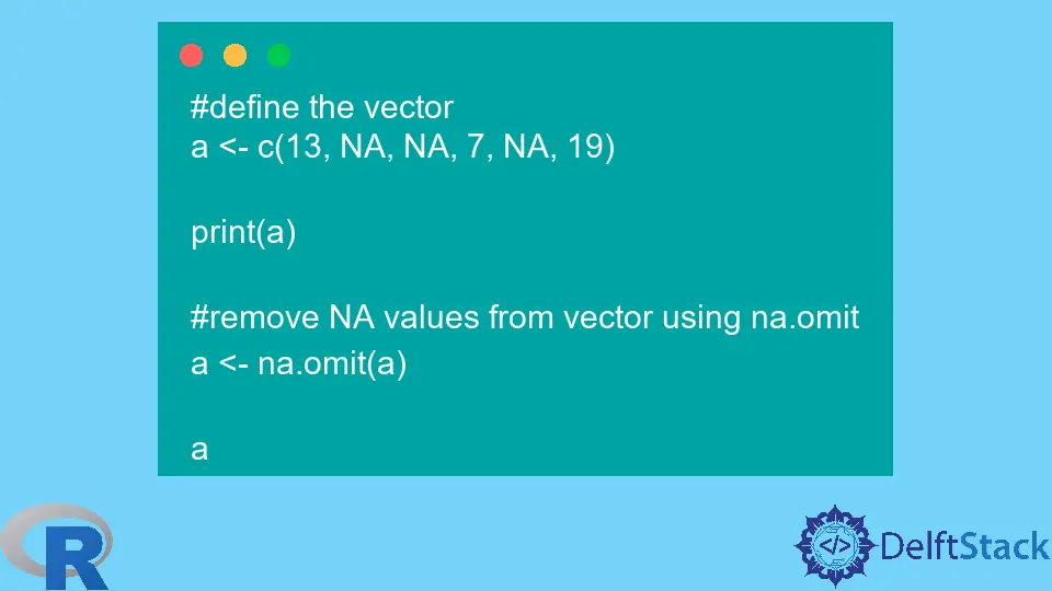 How to Omit NA in R