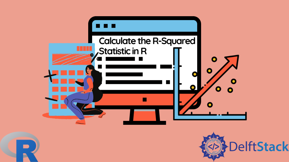 Calcule el estadístico R-cuadrado en R