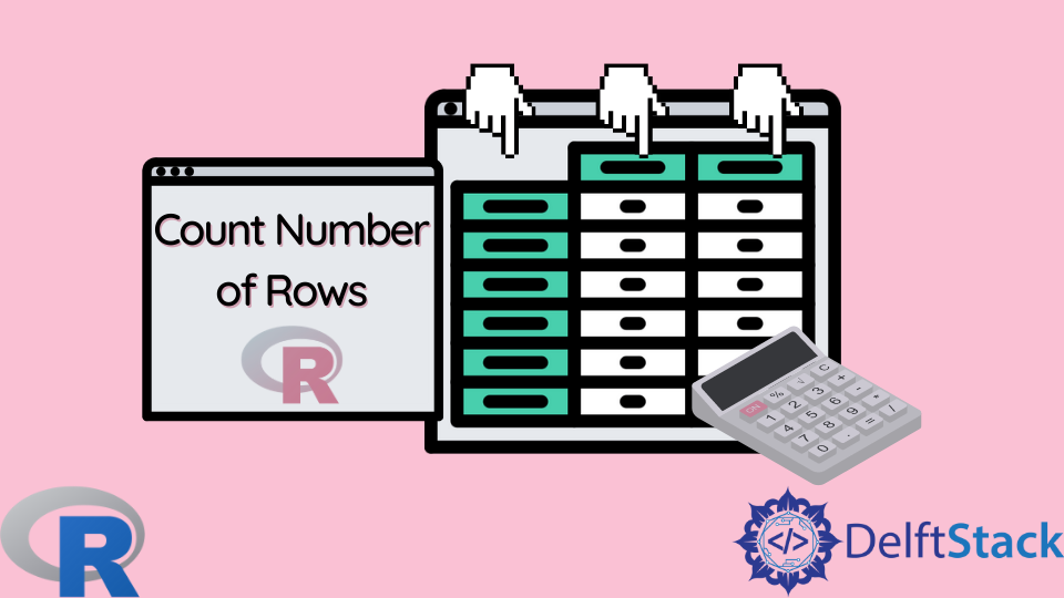 Count Number of Rows in R