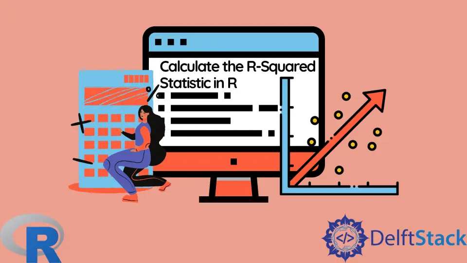 Berechnen die R-Quadrat-Statistik in R