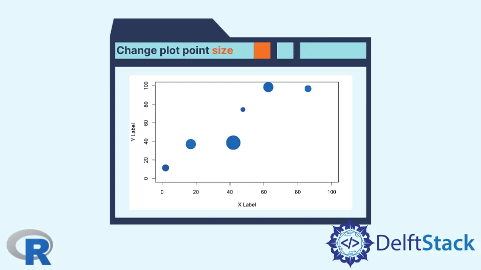 Modification de la taille des points dans les graphiques en R