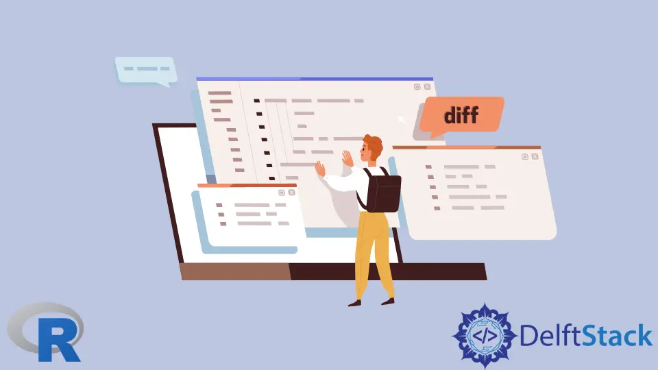 Utilisation de la fonction diff dans R