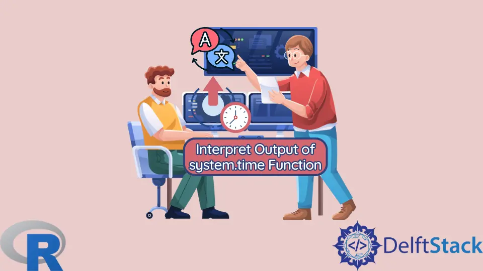 How to Interpret Output of system.time Function in R
