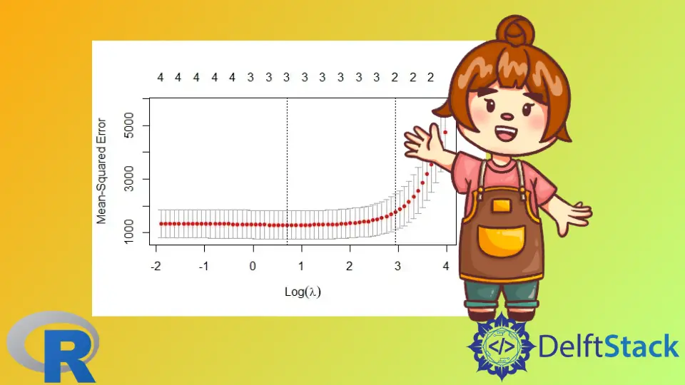 R의 올가미 회귀