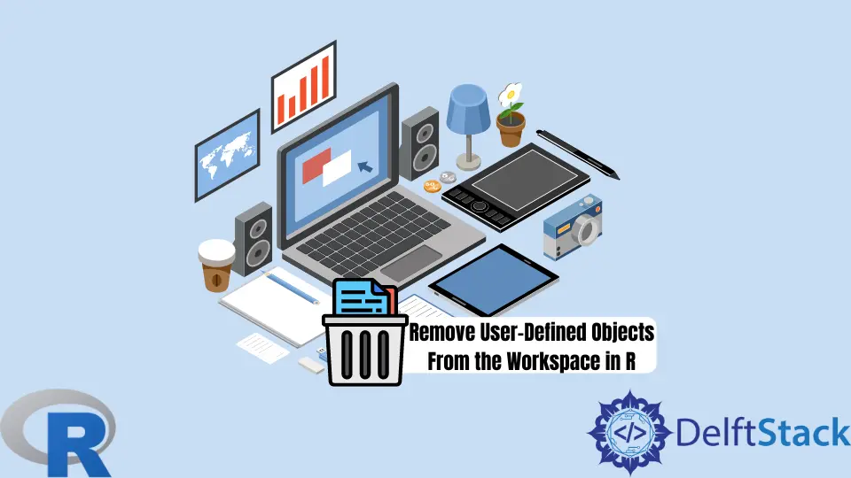 How to Remove User-Defined Objects From the Workspace in R