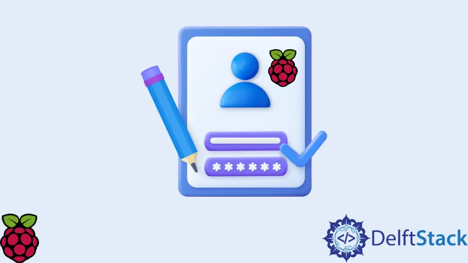 Ändern den Standardbenutzernamen und das Standardkennwort auf Raspberry Pi OS