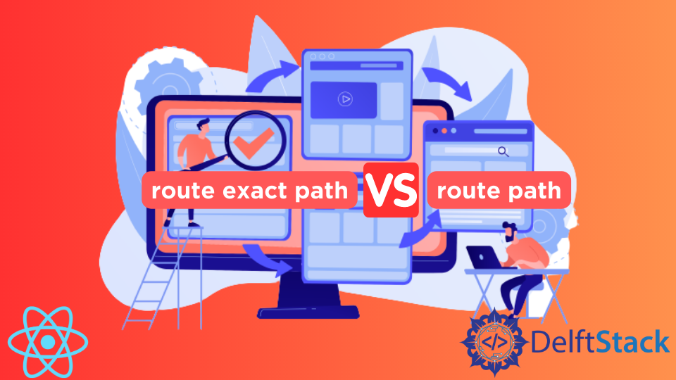 Diferencia entre la ruta exacta de la ruta y la ruta de la ruta