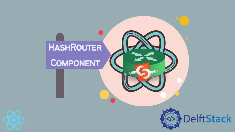 HashRouter-Komponente in React