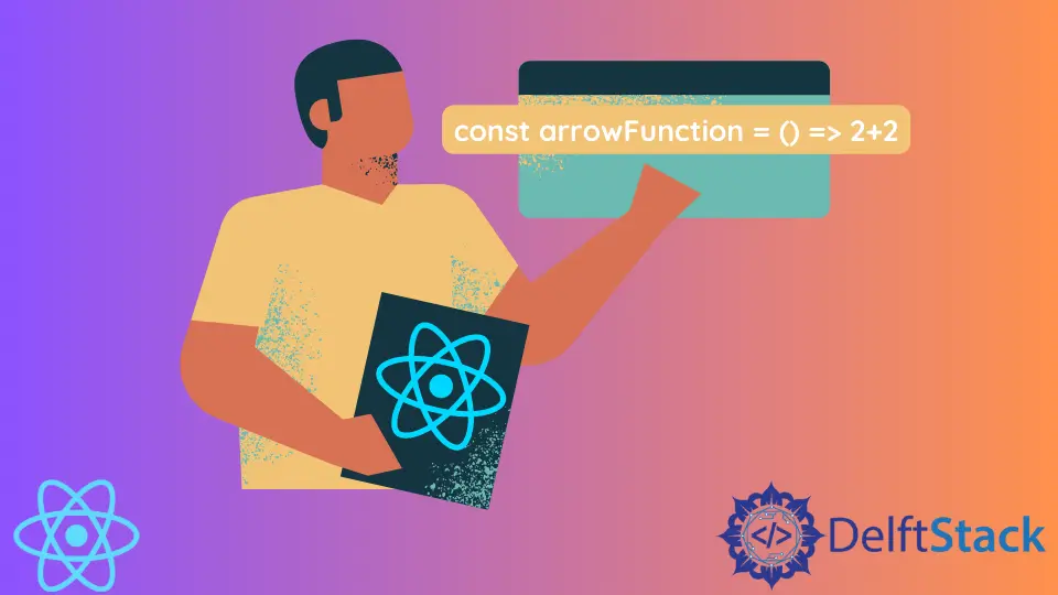 React 구성 요소에서 화살표 함수 사용