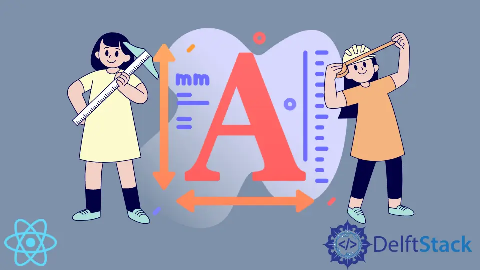 React에서 글꼴 크기를 동적으로 변경