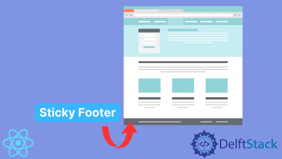 How to Create a Sticky Footer in React