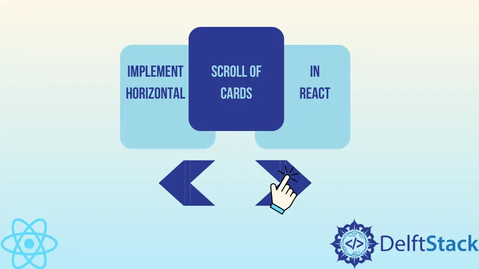 Implementieren Sie eine horizontale Kartenrolle in React