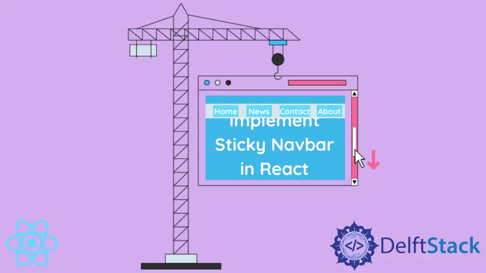 Implementieren Sie Sticky Navbar in React