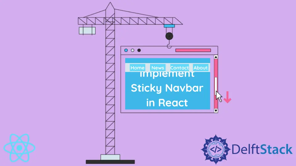 React에서 고정 Navbar 구현