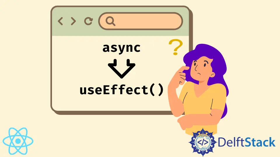 Async-Syntax im useEffect-Callback verwenden