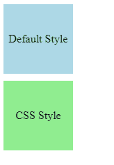 style de survol dans le deuxième exemple de réaction