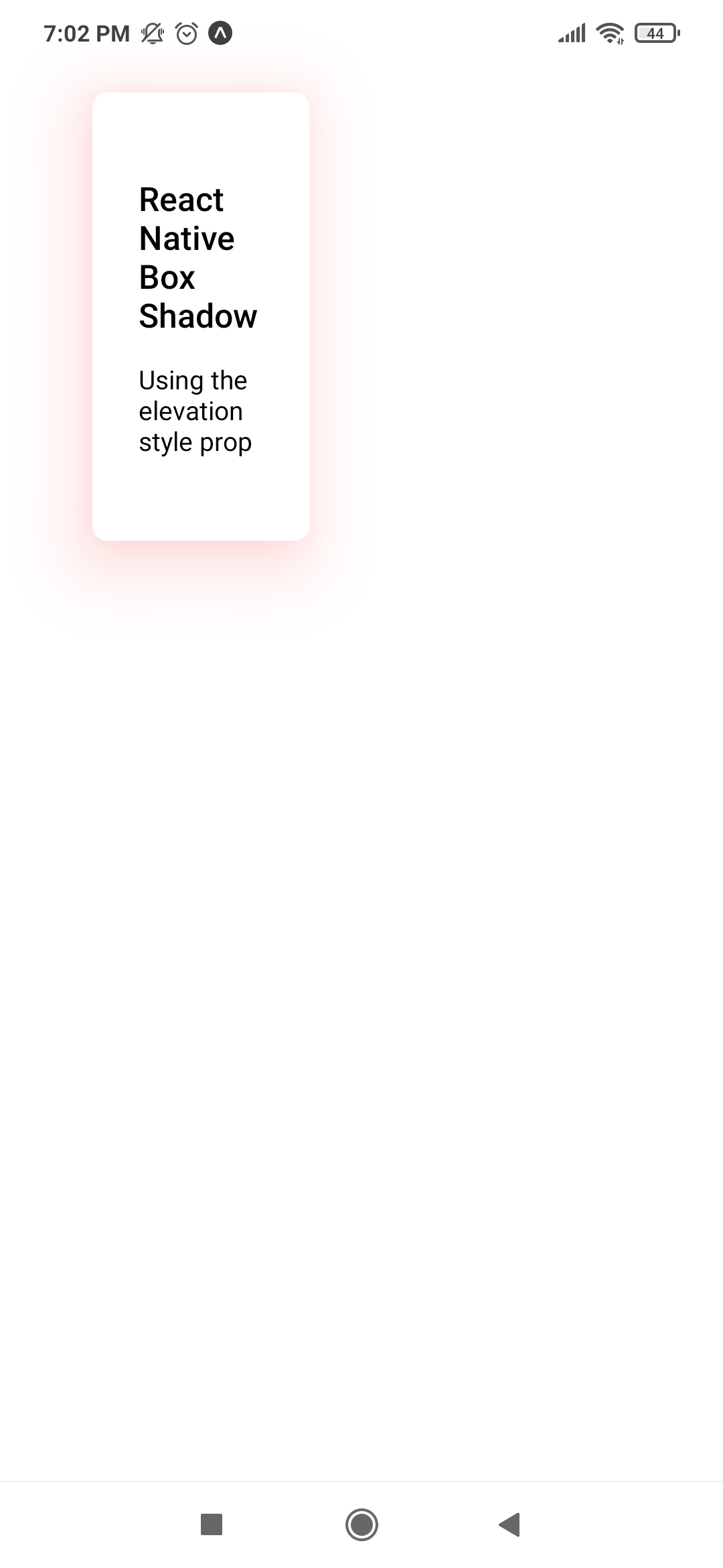 React Native Box Shadow | Delft Stack