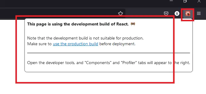 react developer tools add firefox extension - two