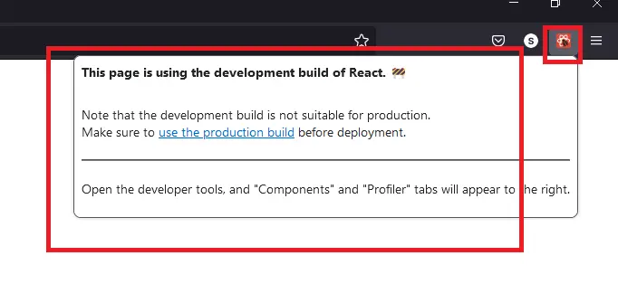 react 개발자 도구 추가 firefox 확장 - 2