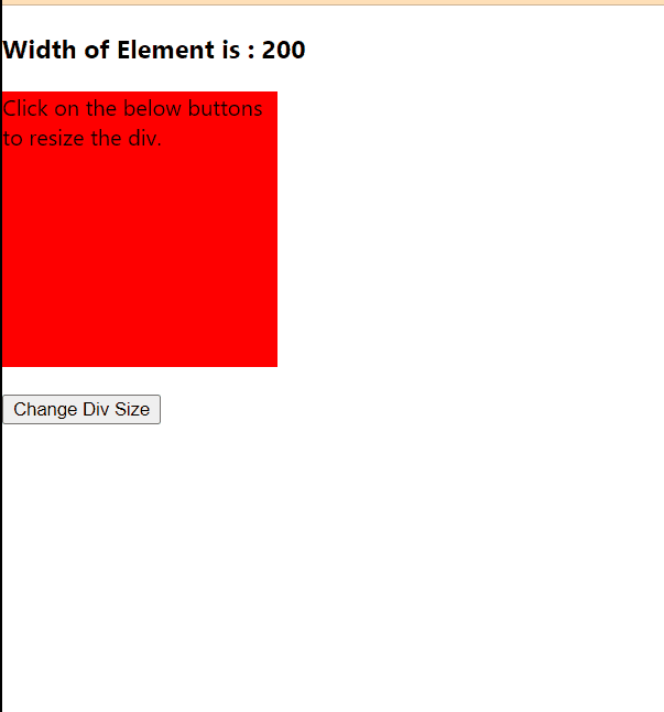 react get width of element