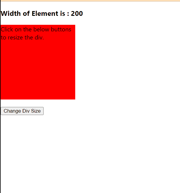 reagieren Holen Sie sich die Breite des Elements