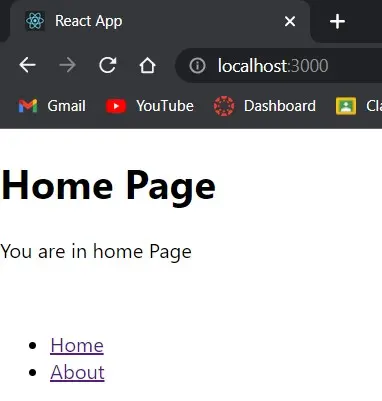 Home page