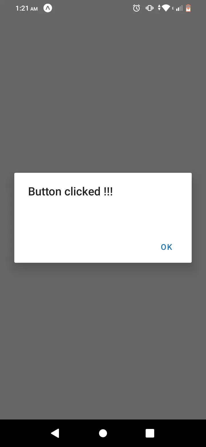 React Native Icon Button Response