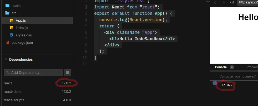 Check React Version Without DevTools