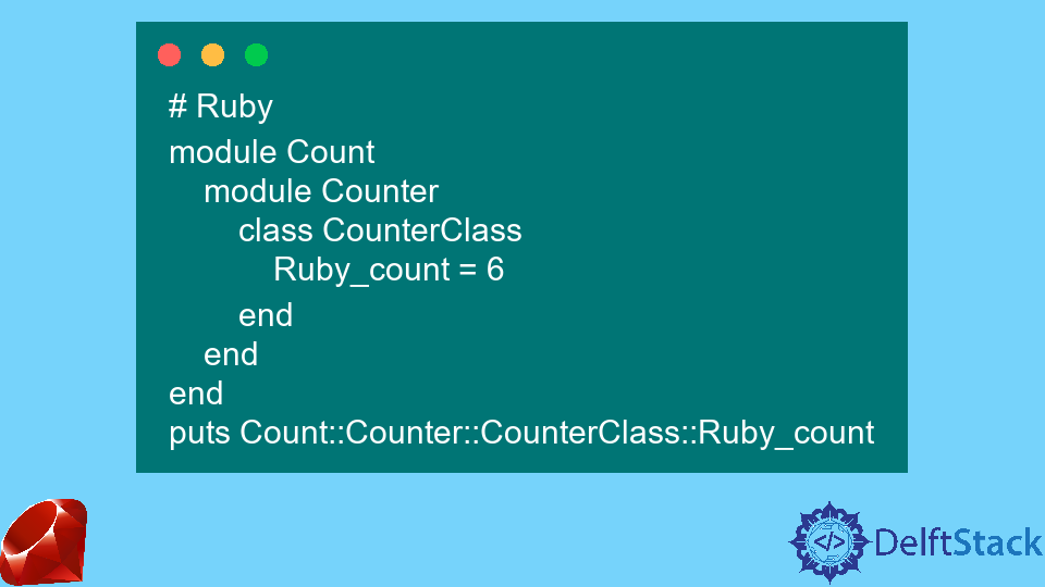 Doppelter Doppelpunkt :: Operator in Ruby