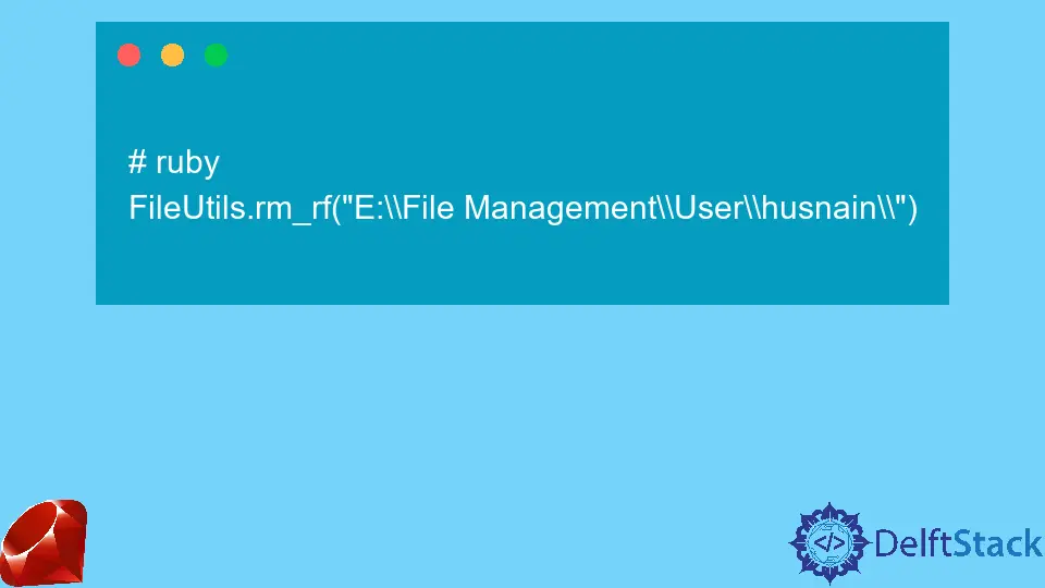How to Delete File in Ruby