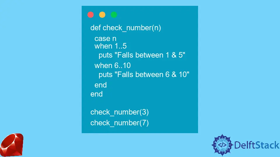 Écrire une instruction Switch en Ruby