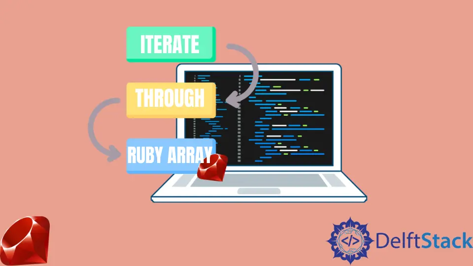 Iterar a través de un array Ruby