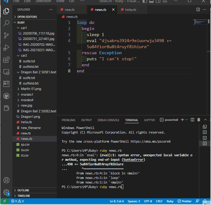 Ruby에서 예외를 구하는 것이 나쁜 이유 | Delft Stack