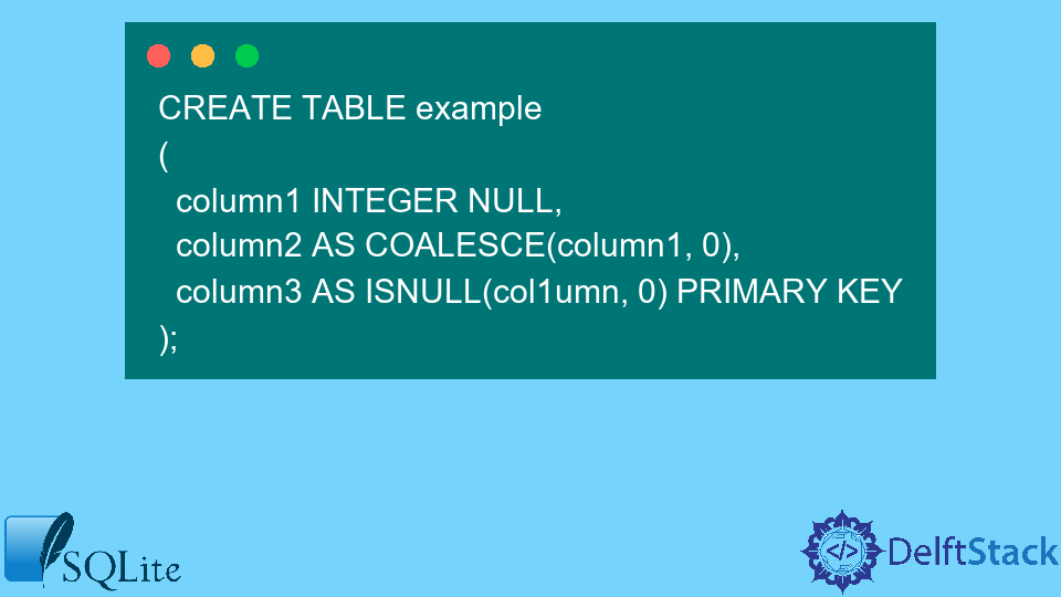 SQLite Equivalent to ISNULL(), NVL(), IFNULL(), or COALESCE()