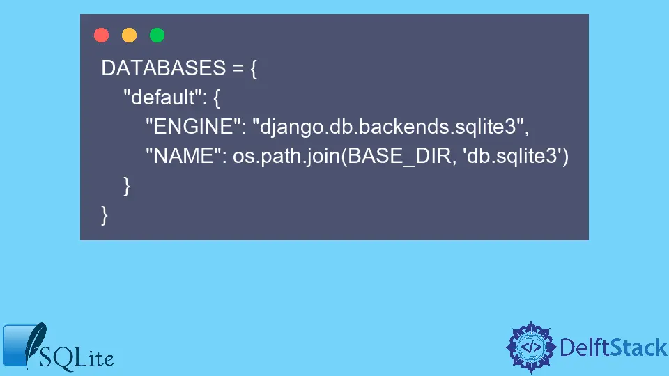 Eine SQLite-Datenbankdatei kann in Django nicht geöffnet werden