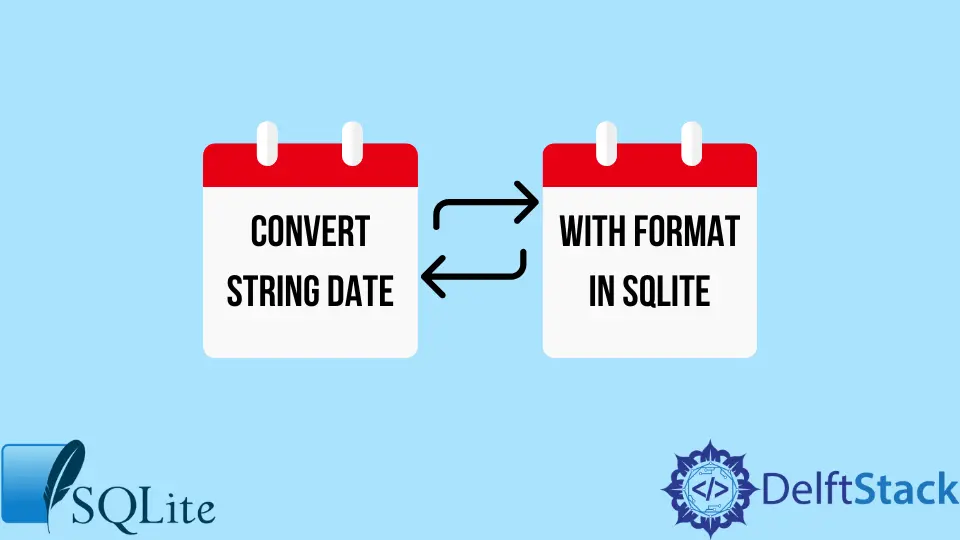 Konvertieren Sie String-Datum mit Format in SQLite