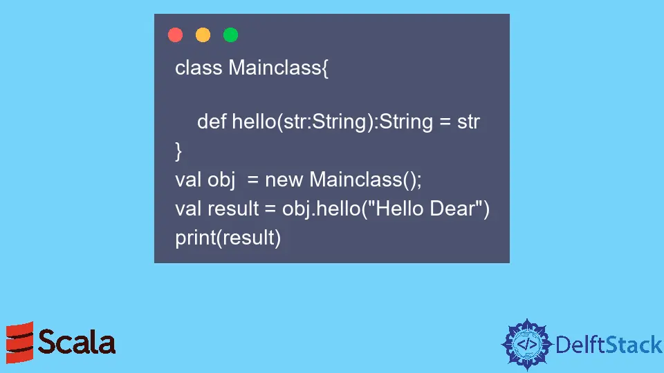 Difference Between Object and Class in Scala