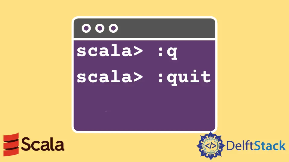 How to Exit From Scala Shell