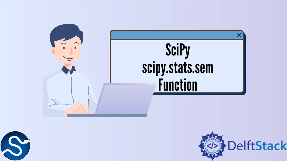 Función SciPy scipy.stats.sem