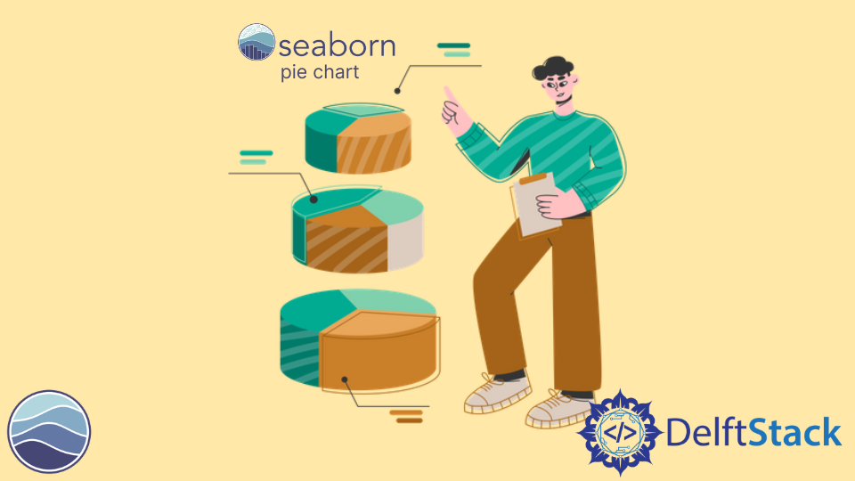Seaborn 円グラフ