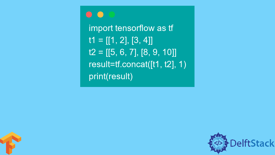 Concatenate Two Tensors Horizontally in TensorFlow