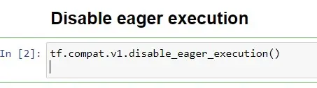 disable eager execution