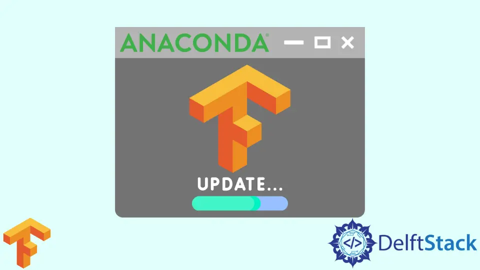 Anaconda 環境で TensorFlow を更新する