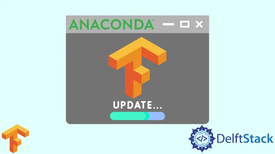 Anaconda 환경에서 TensorFlow 업데이트