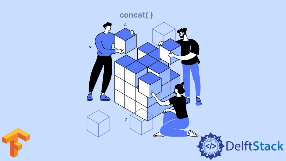 TensorFlow で 2つのテンソルを水平方向に連結する