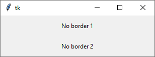 Tkinter Label_no border