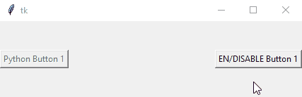 Tkinter Button States Switch - between DISABLED and NORMAL